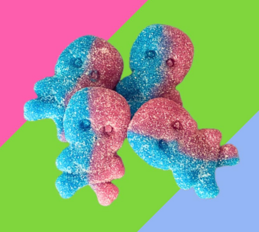 Swedish Sour Bubblegum Skulls