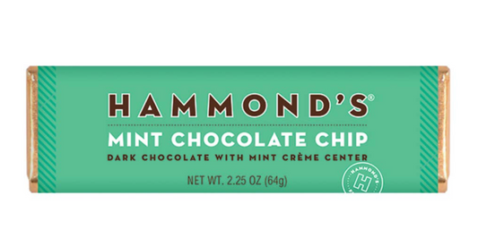 Hammond's Dark Chocolate Mint Chip Bar Single