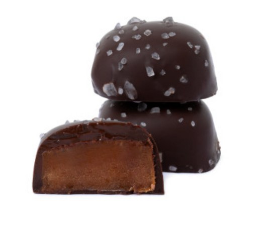 Dark Chocolate Sea Salt Caramels
