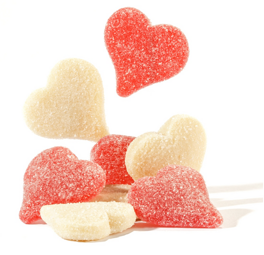 Sour Gummy Hearts