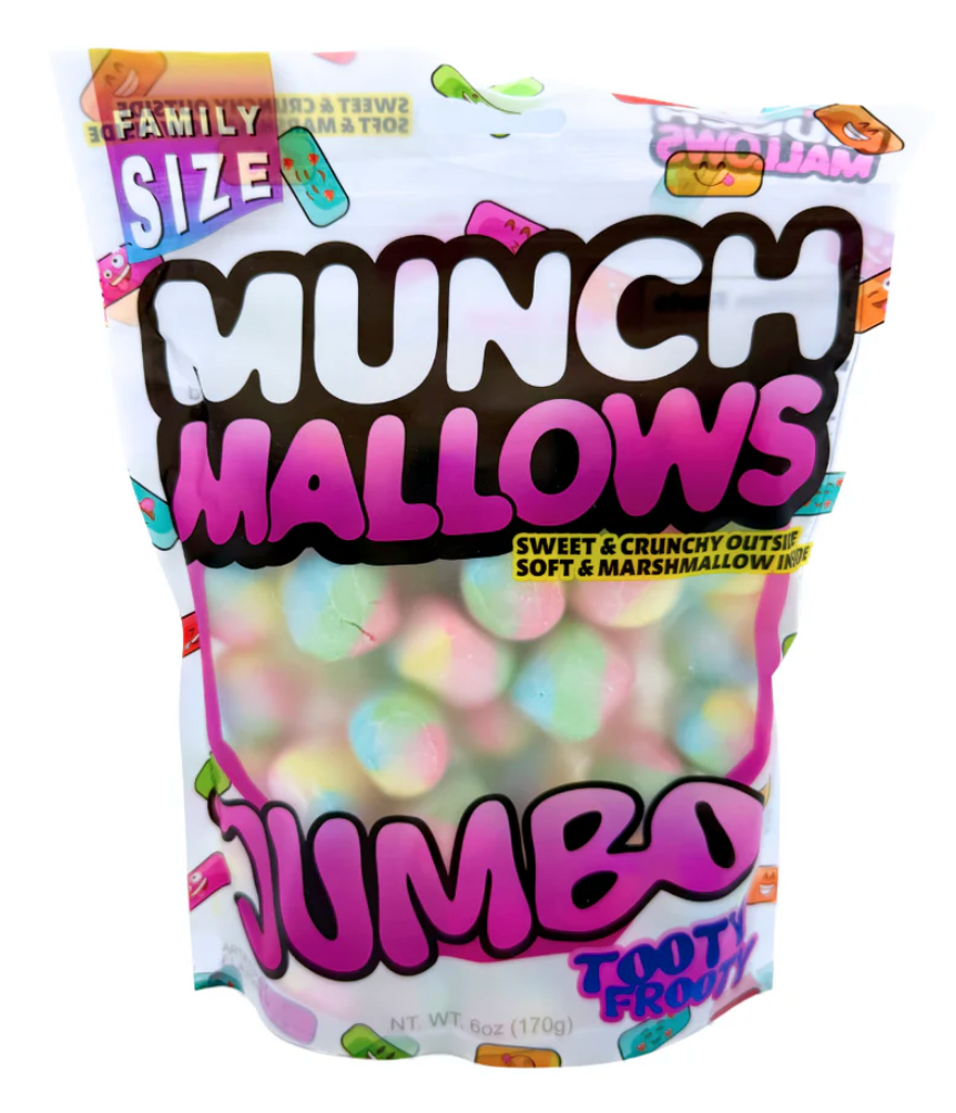 Munch Mallows Jumbo Tooty Frooty Single Bag
