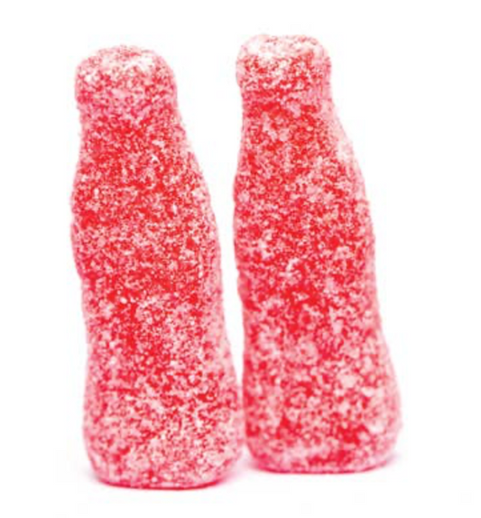 Swedish Super Sour Raspberry Bottles