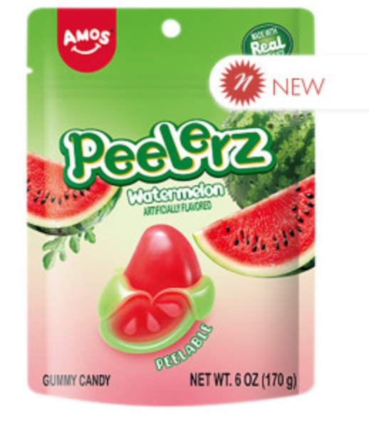 Amos Peelerz Gummy Watermelon Single