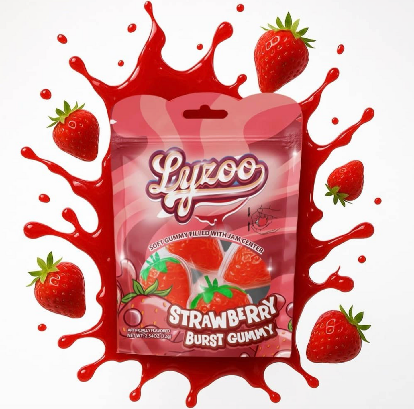 Lyzoo Strawberry Burst Gummies
