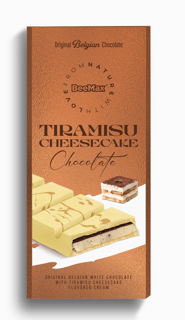 Beemax Tiramisu Cheesecake Chocolate Bar Imported Single