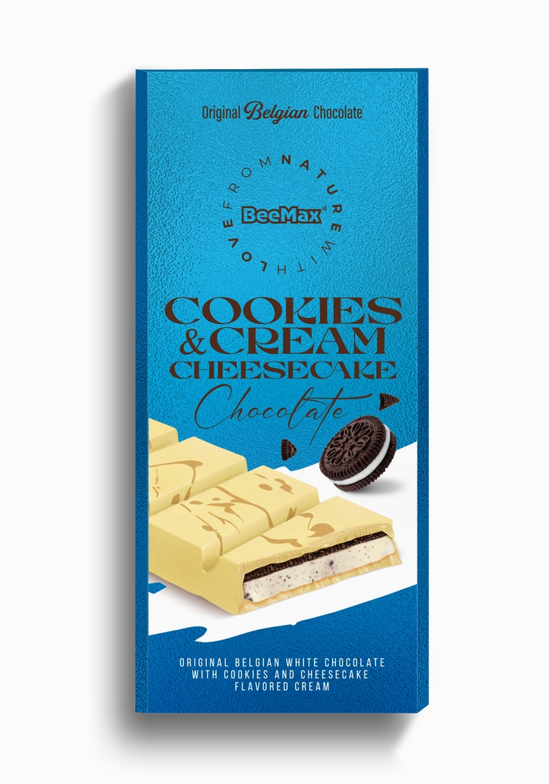 Beemax Cookies N Creme Cheesecake Chocolate Bar Imported Single