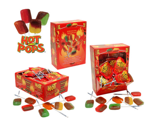 Hot Lix Hot Chili Lollipops