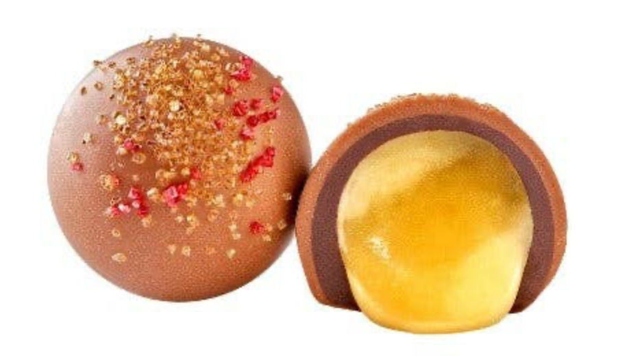 Milk Chocolate Pineapple Upside Down Cake Truffles