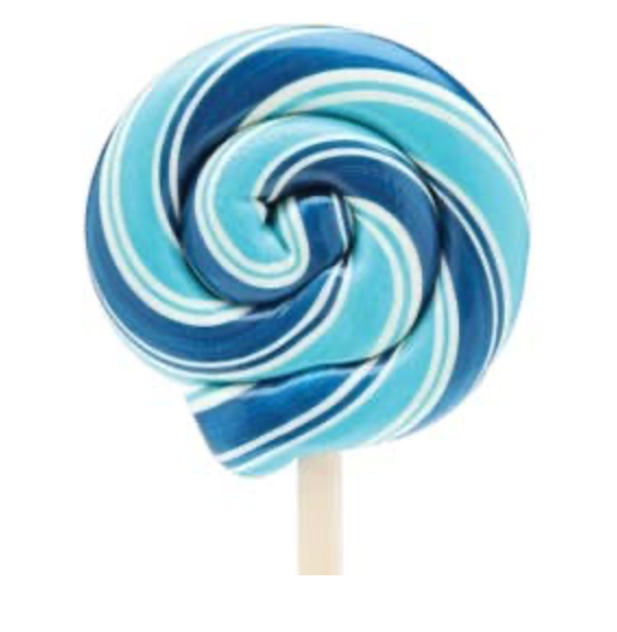 Hammond's Handmade Lollipop Blue Raspberry