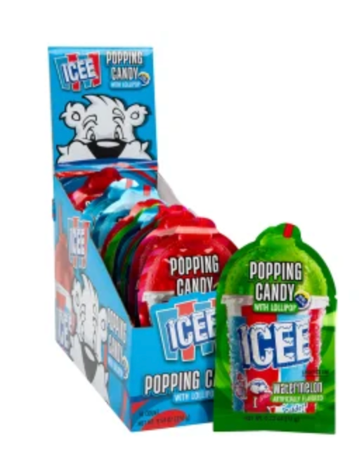 Icee Popping Candy With Lollipop Single