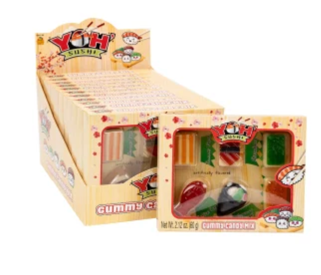 YOH' Sushi Gummy Candy Bento Box Single COMING SOON