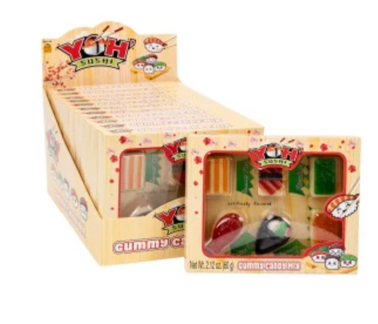 YOH' Sushi Gummy Candy Bento Box Single