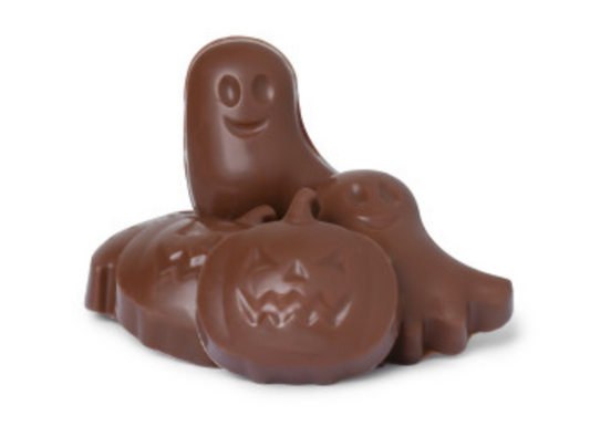 Peanut Butter Chocolate Ghosts and Pumpkins COMING SOON