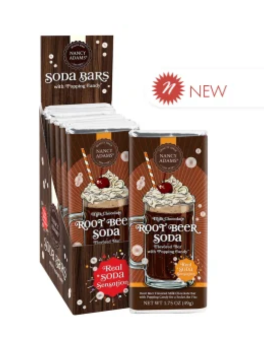Nancy Adams Root Beer Soda Candy Bar COMING SOON (Copy)