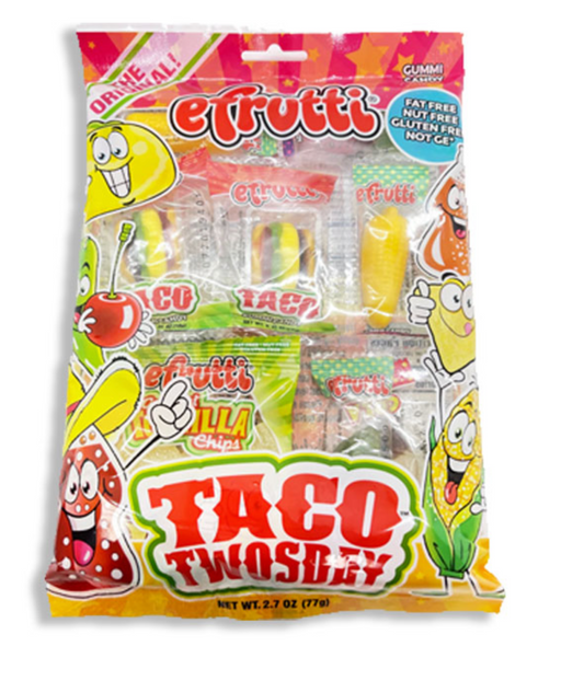 E Frutti Taco Twosday Peg Bag