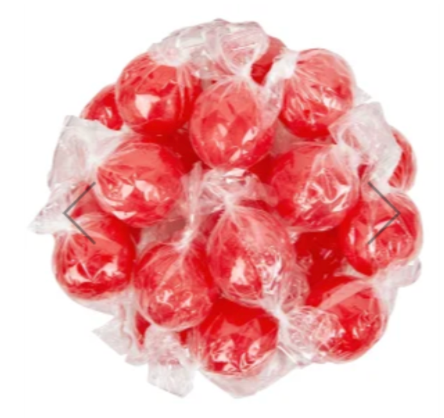 Candyman Jumbo Cherry Gum Filled Candy Balls COMING SOON