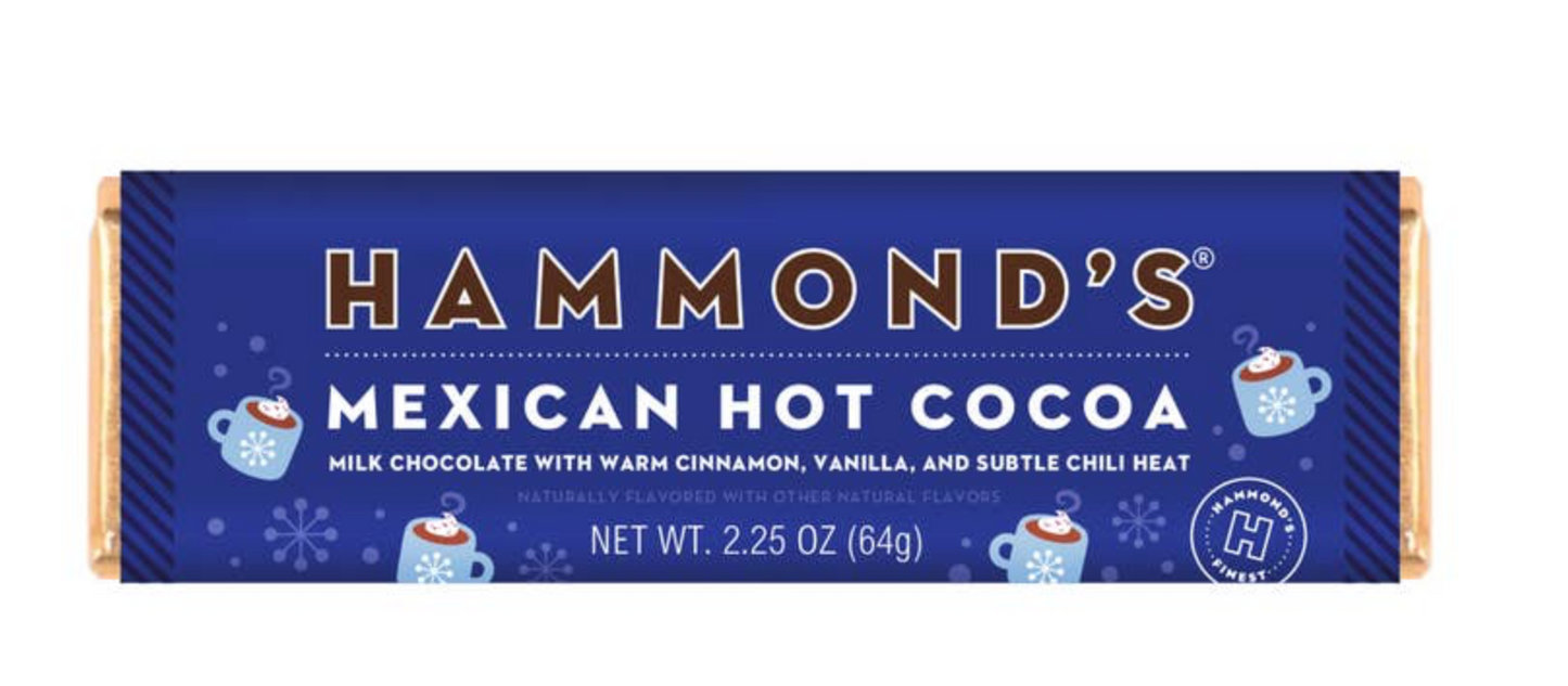 Hammond's Mexican Hot Cocoa Chocolate Bar Single COMING SOON