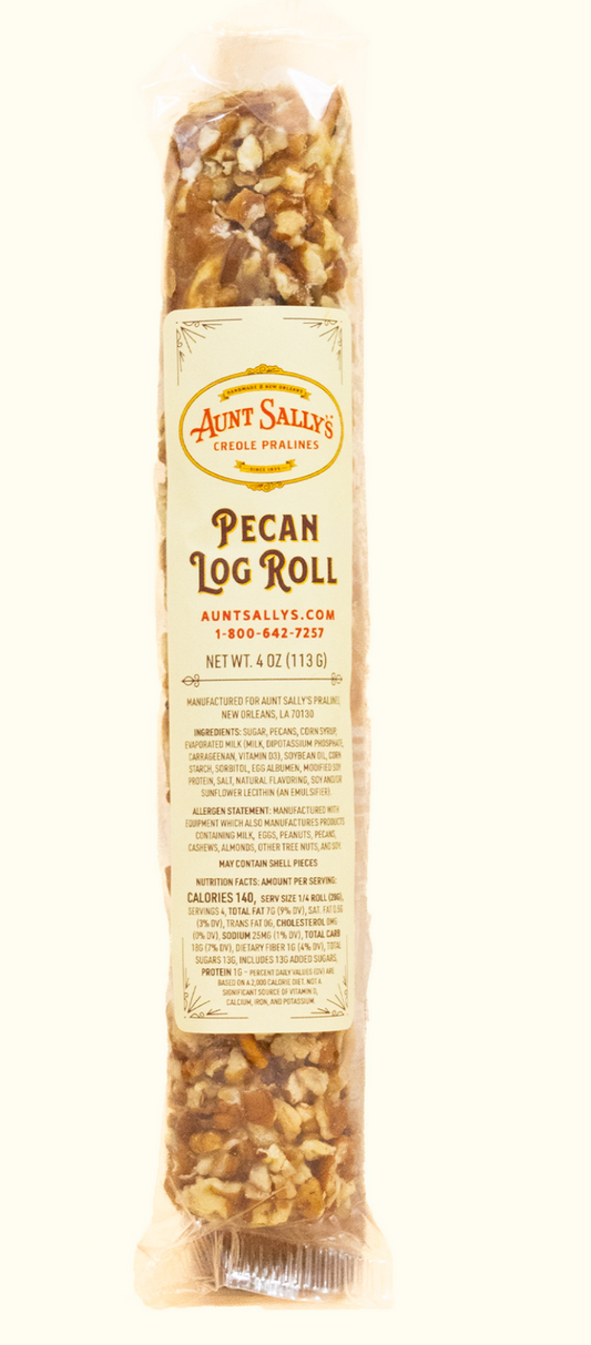 Aunt Sallys Pecan Log Roll Single